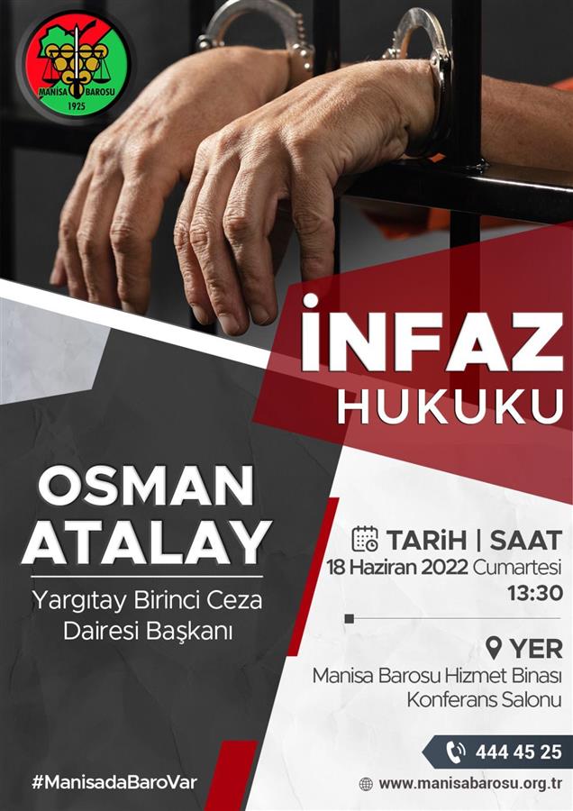 18.06.2022 İNFAZ HUKUKU SEMİNERİ